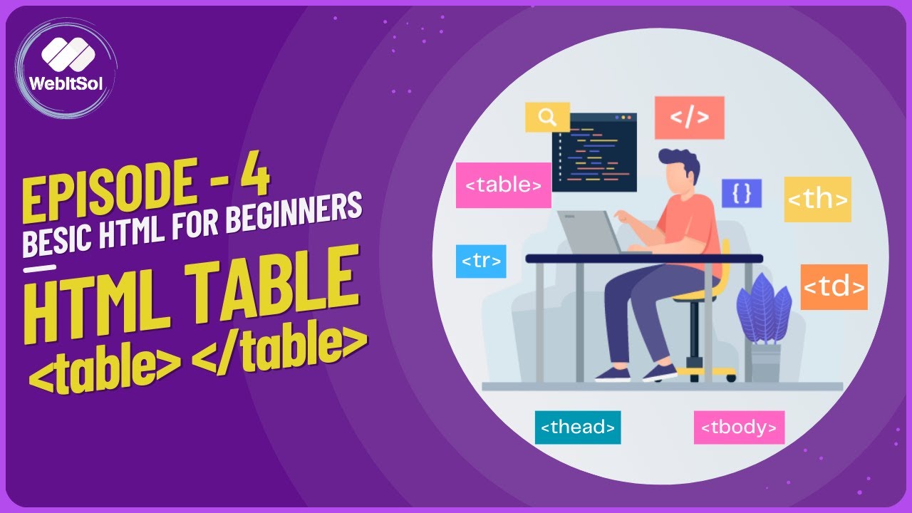 HTML Table Tutorial | How To Create And Style Tables For Your Website ...