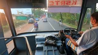 Ksrtc driving at nh66 old