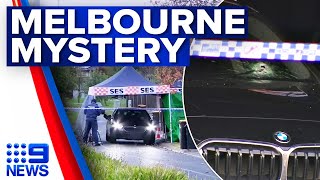 Police investigate after man found critically injured inside car | 9 News Australia