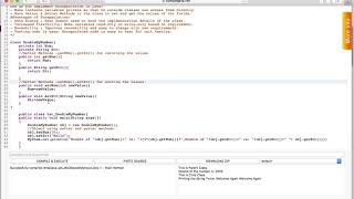 5. Sample JAVA program - Encapsulation