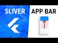 Flutter SliverAppBar Widget