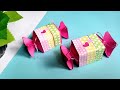 Kado Permen Lucu DIY untuk anak/cara membuat kotak permen kertas/kado permen origami/ide lucu di rumah #2