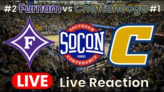 #2 Furman vs #1 Chattanooga - SOCON Conference Championship - OT Live Reaction