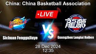 🔴 LIVE: Sichuan FengguJiuye vs Guangzhou Langtai Haiben - Live Basketball Score