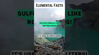 Discover the Shocking Truth Behind Sulfur Smell! #elementalfacts  #sciencefacts