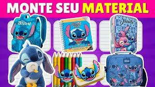 🎒 MONTE SEU MATERIAL ESCOLAR 2025 COM LILO E STITCH PARTE #2 📚✏️#materialescolar #quiz AVENTURA QUIZ