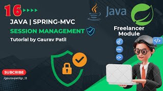 #16: Spring MVC project session management of freelancer module Java tutorial