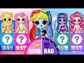 GOOD vs BAD: MLP Twilight Sparkle & Friends Dress up 🤗 / DIY Paper Dolls & Crafts