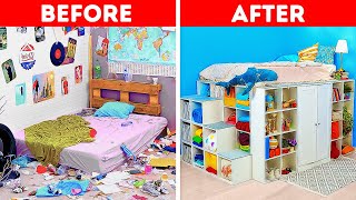 BEDROOM TRANSFORMATION || Cool Home Decor And Room Design Ideas