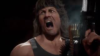 Rambo Vs Terminator Gameplay Teaser Mortal Kombat 11 (officialslystallone)