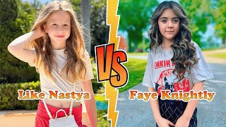 Like Nastya VS Faye Knightly Transformation 👑 New Stars From Baby To 2024