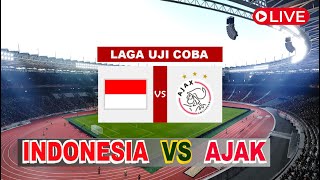 INDONESIA  VS AJAK  LAGA UJI COBA TIMNAS HARI INI  GBK STADIUM