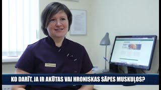 Ko darīt, ja ir akūtas vai hroniskas sāpes muskuļos?