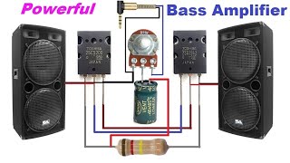 DIY Powerful Audio Amplifier Circuit | DIY 12v Amplifier