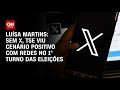 Luísa Martins: Sem X, TSE viu cenário positivo com redes no 1° turno das eleições | CNN 360°