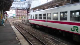 [駅撮り]回340D・キハ40青森駅発車