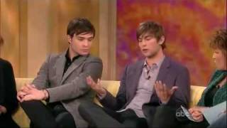 Ed Westwick & Chase Crawford on The View 01.13.09