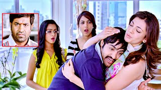 నాకు ఇలాగే ఉండాలని ఉంది మేడం | Jr.NTR And Kajal Aggarwal Telugu Movie Scene | @BhaleChitralu