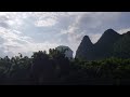 china guangxi yangshuo xingping town li riverside chinese pavilion 4k 灕江陽朔興坪古鎮段