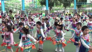 101年度運動會預演06幼兒園舞蹈表演