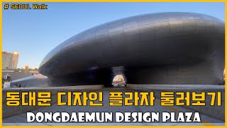 [4K] Walking around Dongdaenum Design Plaza(DDP) in Seoul