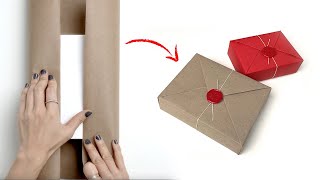 Not quite enough wrapping paper?  A hack! 💡 | Gift Wrapping Ideas