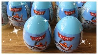 20 Surprise Eggs Kinder Surprise Disney Planes.