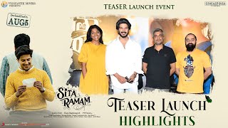 Sita Ramam Teaser Launch Highlights | Dulquer Salmaan | Mrunal Thakur | Rashmika | Vyjayanthi Movies