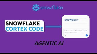 AI/Agentic-AI: Snowflake Cortex Code(Snowsight version)
