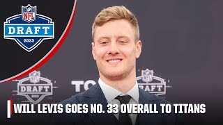 Titans move up to select Will Levis at No. 33 🚨 'He'll fit right in!' -Spencer Hall | 2023 NFL Draft