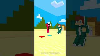 SQUID GAME RUN:  JJ and Mikey #minecraft #shorts #fyp