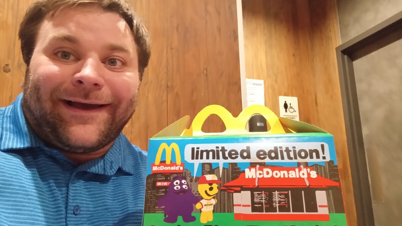 Adult Happy Meal Review At McDonald's - YouTube