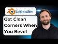 How to Get Clean Corners When You Bevel in Blender [2026 Guide]