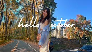 hello october 🍂☕️ | road trip to virginia, chilling with family, fall reset & cozy vibes