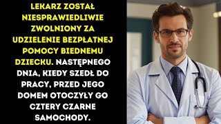 Lekarz został zwolniony za pomoc biednemu dziecku. Następnego dnia otoczyły go cztery samochody...