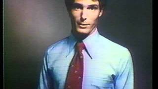 Christopher Reeve for JC Penney 1974 TV commercial