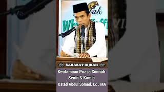 Keutamaan Puasa Sunnah Senin \u0026 Kamis‼️Ustad Abdul Somad. Lc . MA