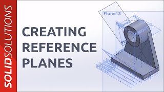 How to create reference planes in SOLIDWORKS | Beginner SOLIDWORKS Tutorial