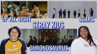 React - Stray Kids - Up All Night + Chronosaurus + Scars (THE FIRST TAKE) @leticialegendas5050