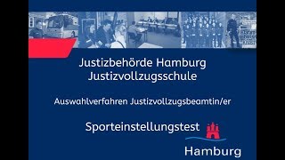 Sporteinstellungstest für Bewerber*innen im Justizvollzugsdienst