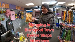 Blackpool Town Local shops Interview #blackpool #shopping