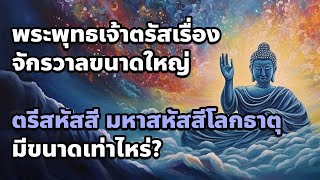 จักรวาลในศาสนาพุทธ ขนาด ตรีสหัสสีมหาสหัสสีโลกธาตุ มีขนาดเท่าไหร่? / โชโฮ ธรรมราชบุตร ธรรมะตำนาน