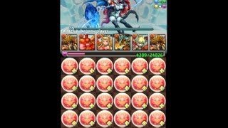 パズドラ「ヘラ・イース降臨！超地獄級」五右衛門(ホルス+フレイ)PT