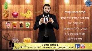 הלכה בהליכה-הלכות ברכות-בורא נפשות