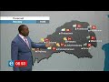 Weather forecast 25 November 2019