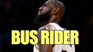 LeBron James - The Overhyped Bus Rider
