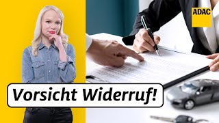 Kann man jeden Vertrag innerhalb von 2 Wochen widerrufen? | ADAC | Recht? Logisch!