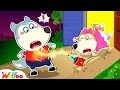 Mommy, Don't Be Angry! Daddy Loves Hot Girl More Than Mom! - Kids Stories About Wolfoo Family