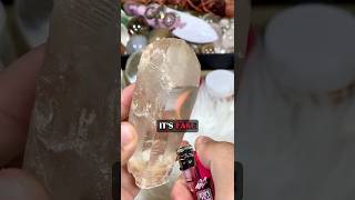 Real vs Fake Crystal? How to Test Clear Quartz in Seconds! #clearquartz #crystaltest #fakecrystals