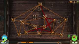 String Puzzle Variation #3 - Tricky Doors Level 2 Secluded Island (FIVE-BN GAMES)